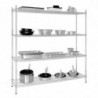 Modular Shelf 4 Levels-H 1840mm - Vogue - Fourniresto