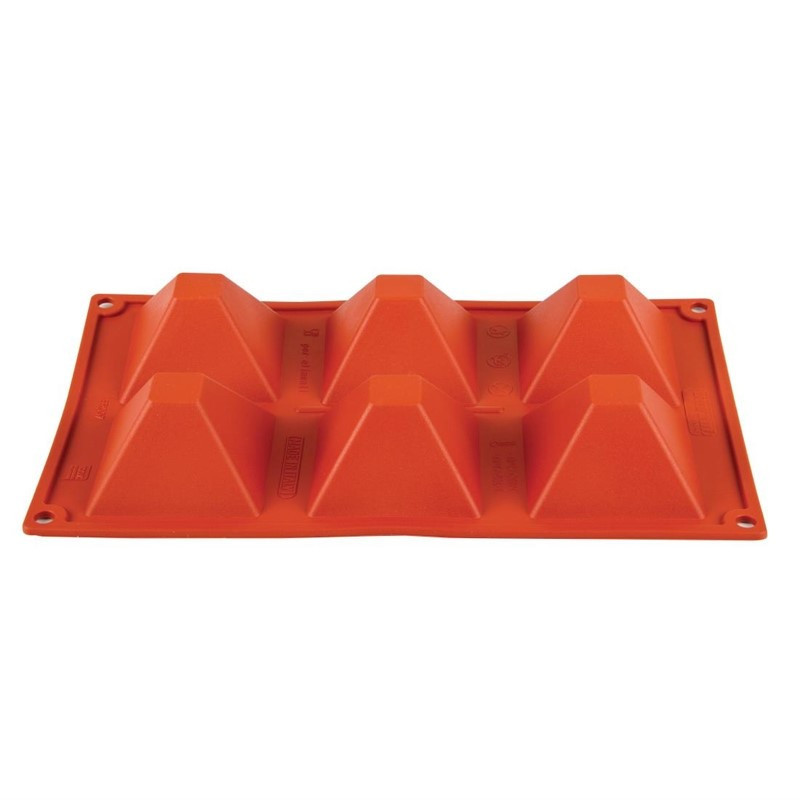 Mold 6 Silicone Pyramids Formaflex - Pavoni