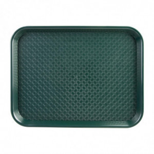 Vassoio self-service verde 450 x 350 mm - Olympia KRISTALLON - Fourniresto