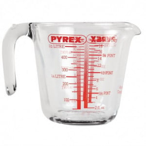 Misura in vetro graduata 500ml - Pyrex - Fourniresto