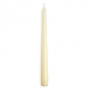 Candele affusolate 254mm avorio - FourniResto - Fourniresto