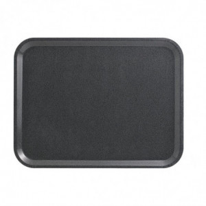 Piatto Laminato Liscio Capri Antracite 325Mm - Cambro - Fourniresto