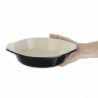 Piatto da gratin tondo nero 750ml - Vogue - Fourniresto