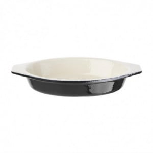 Piatto da gratin ovale nero - 650 ml - Vogue