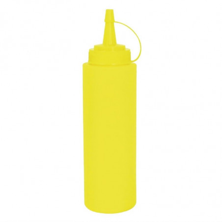 Distributore di salsa 1L giallo - Vogue - Fourniresto