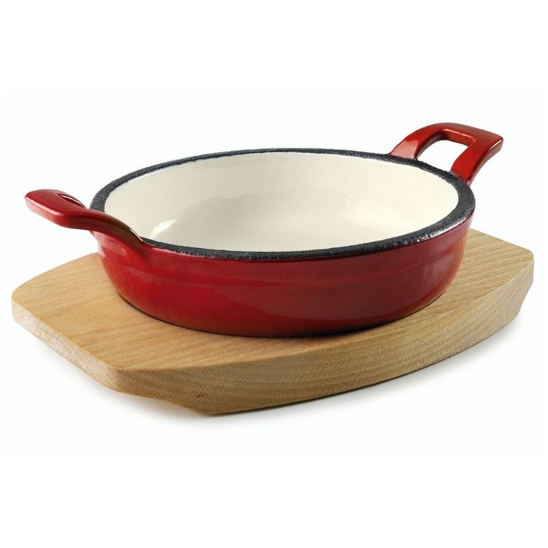 Faitout Round Magma Rouge - Ø 18,5 Cm - Lacor