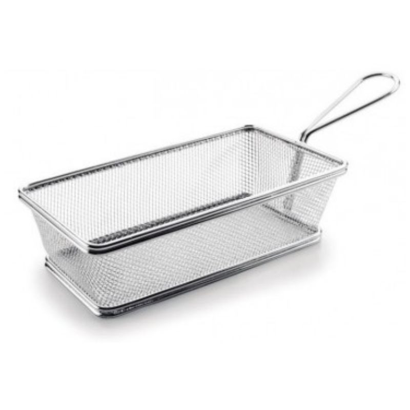 Rectangular Stainless Steel Basket - 21 X 11 Cm - Lacor Rectangular Stainless Steel Basket - 21 X 11 Cm - Lacor