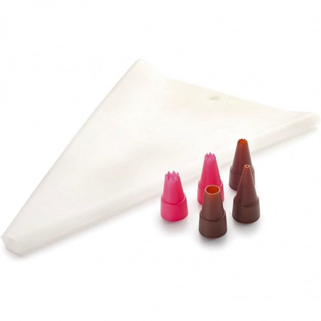Sac à poche in silicone + 5 beccucci - Lacor