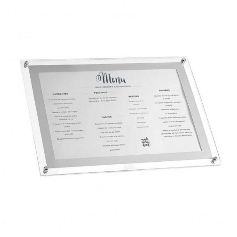 Acrylic Menu Holder - A3 - Lacor