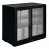 Retrobar Nero 2 Porte Scorrevoli 180 Bottiglie - 208 L - POLAR