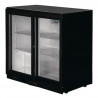 Retrobar Nero 2 Porte Scorrevoli 180 Bottiglie - 208 L - POLAR