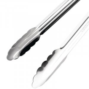 405mm blue serving tongs - Vogue - Fourniresto