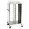 Carrello a piattaforme 443 x 343 mm e contenitori GN 1/1 - 2 x 8 livelli