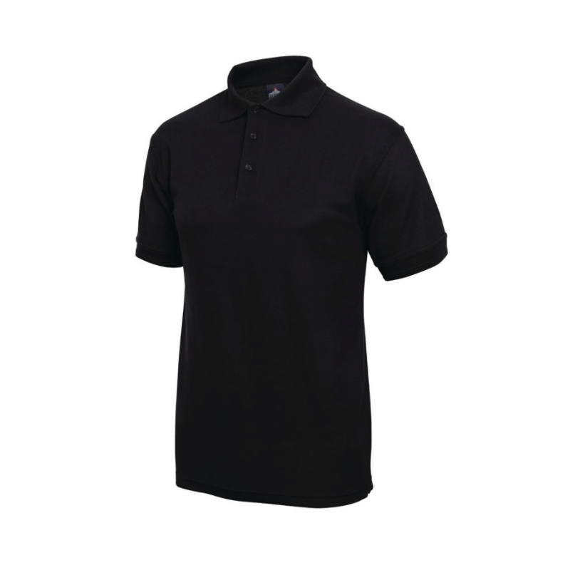 Polo Mixte Noir - Taille M - FourniResto - Fourniresto