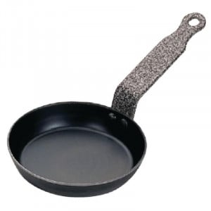 Padella per blinis in lamiera blu - Ø 120mm - De Buyer