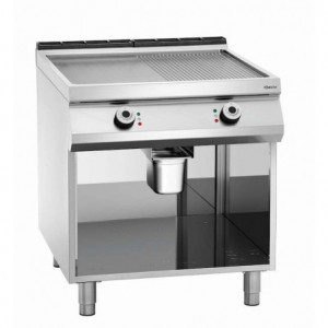 Snack Plate Width 800 - 1/2 Smooth 1/2 Grooved - Gas