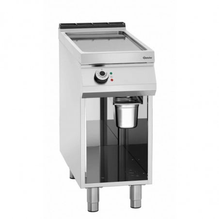 Piastra per snack liscia - L 400 mm - Gas