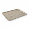 Plateau de Service en Mélamine Imprimé Bois Clair - 350 x 240 mm