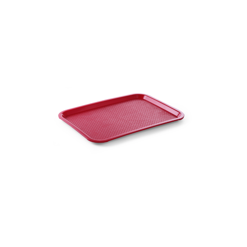 Rectangular Fast-Food Tray Red - 415 x 305 mm