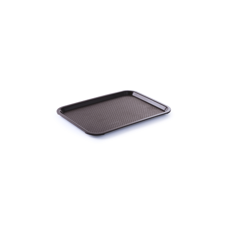 Rectangular Fast Food Tray - Medium 415 x 305 mm - Brown