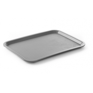 Plateau Rectangulaire FastFood - Grand Modèle 450 x 350 mm - Gris