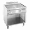 Piastra per Snack 1/2 Liscia, 1/2 Rigata Larghezza 800 - Gas