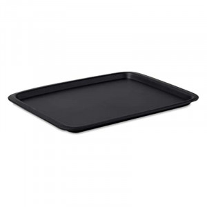 Vassoio rettangolare FastFood - Grande dimensione 450 x 350 mm - Nero