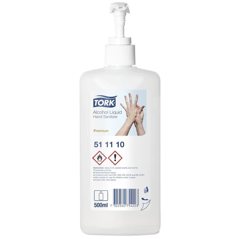 Soluzione idroalcolica Tork - 500 ml: Igiene professionale