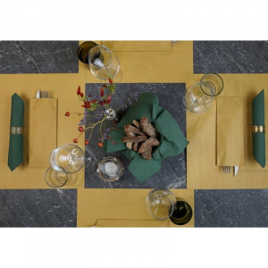 Set de Table Neutre en Papier Paille - 400 x 300 mm - Lot de 100