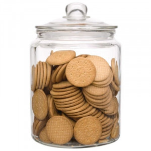 Barattolo per Biscotti in Vetro - 6,35 L - Olympia - Fourniresto