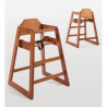 High Chair in Dark Wood Finish - Bolero - Fourniresto