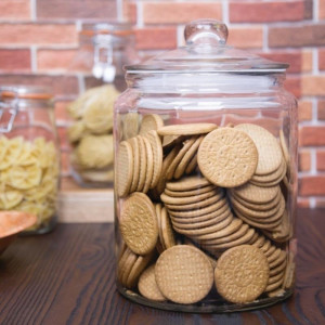Barattolo per Biscotti in Vetro - 6,35 L - Olympia - Fourniresto