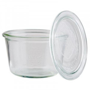 Weck Glass Jar with Lid - 370 ml - Set of 3