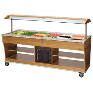 Buffet/Bar Insalate Refrigerato - 6 x GN 1/1