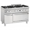 6-Burner Stove with GN 2/1 Gas Oven and Cabinet Series 700