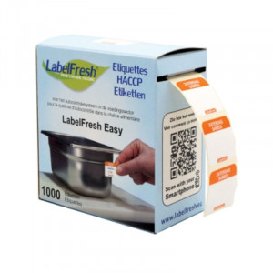 Traceability Label FreshEasy - Saturday - 30 x 25 mm - Pack of 1000