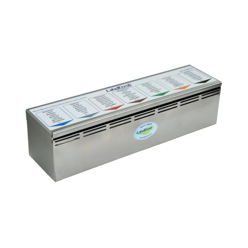 Distributore 7 Giorni in Acciaio Inox - 140 x 160 x 400 mm - LabelFresh Distributore 7 Giorni in Acciaio Inox - 140 x 160 x 400 mm - LabelFresh