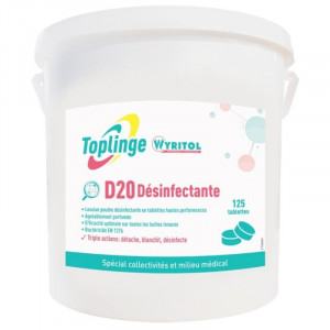 Compresse Disinfettanti per il Bucato - Confezione da 125 - Toplinge