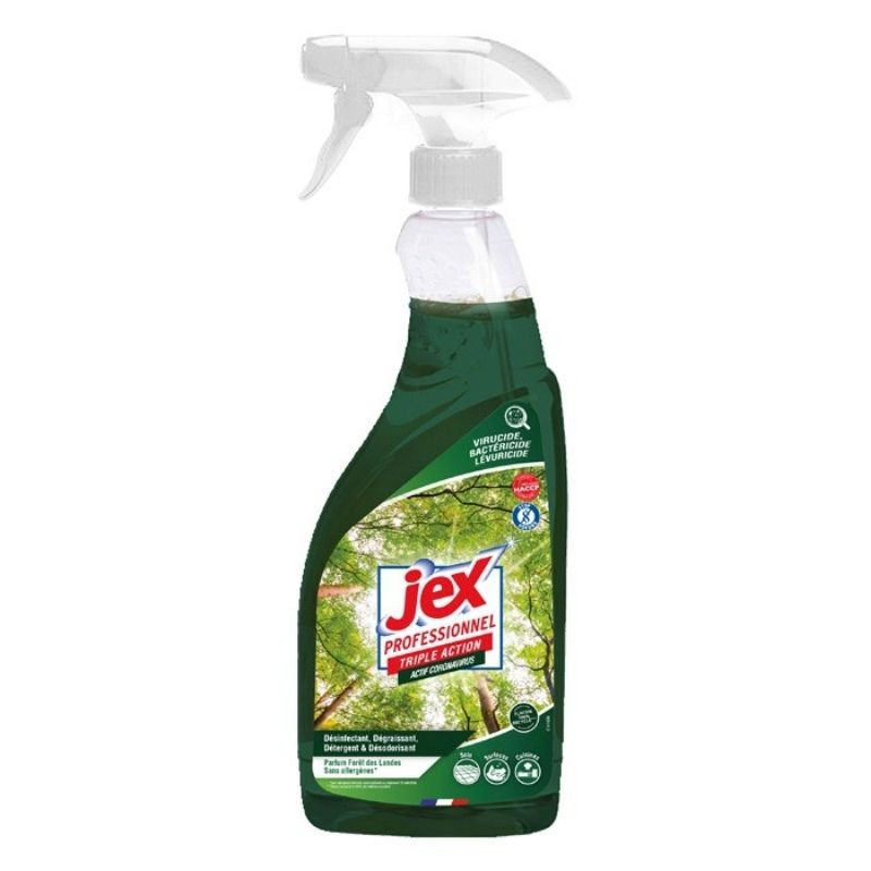 Spray Detergente Disinfettante Triplo Azione - Profumo Bosco delle Landes - 750 ml - Jex