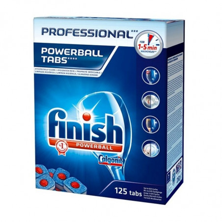 Compresse Powerball per Lavastoviglie - Confezione da 125 - Finish Professional