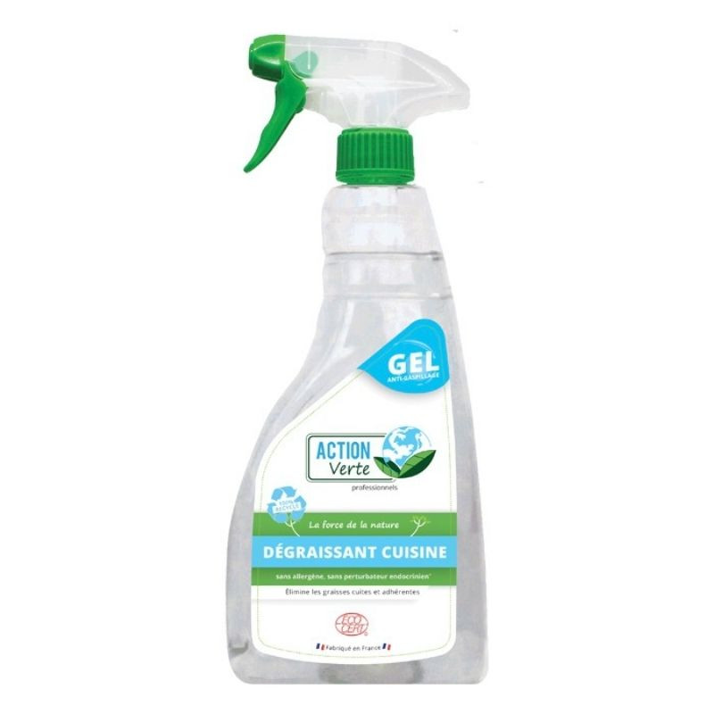 Spray Gel Sgrassante per Cucina - 750 ml - Azione Verde