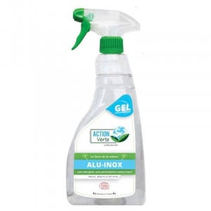 Spray Gel Detergente Sgrassante per Inox e Alluminio - 750 ml - Azione Verde