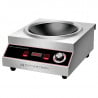 Wok a Induzione Pro 3500 W Inox — Zona Concava Ø227