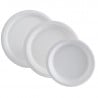Piatto Rotondo - Fibra Vegetale - 230 x 20,6 mm - Lotto di 50 - FourniResto