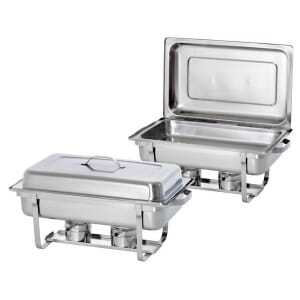 Chafing Dish 9 L - GN 1/1 - Lotto di 2