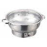 Chafing Dish Elettrico Rotondo 3,8 L - Ø 330 mm