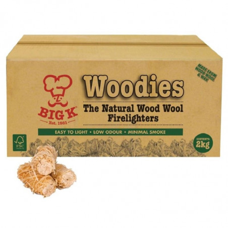 Accenditore in Lana di Legno Naturale FSC - 2 Kg - Big K