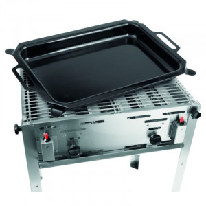 Barbecue a Gas Professionale Grill-Master Maxi - Marca HENDI - Fourniresto