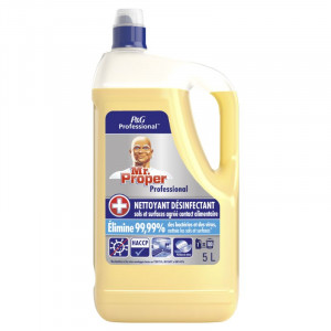 Detergente Disinfettante Pavimenti e Superfici Limone - 5 L - Mr. Pulito