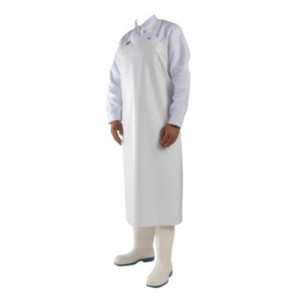 Tablier de Plonge en Vinyle Blanc
